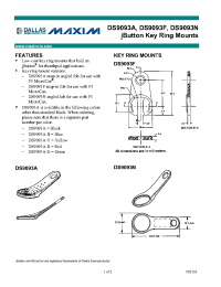 Datasheet DS9093A manufacturer Dallas